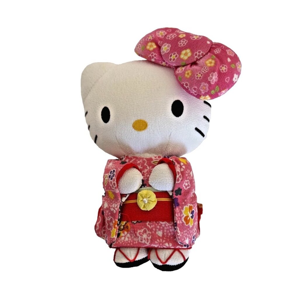 Hello Kitty Sanrio Kimono Crepe Plush Doll